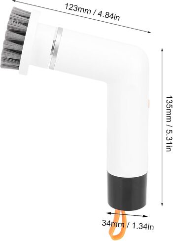 Electric Cleaning Brush Electric Scrubber Handheld Scrubber Kit with 2 Modes 230-320 RPM Brushless Motor IPX6 for Multi Surface Cleaning Includes Sponge Scrub Pads in Saudi Arabia