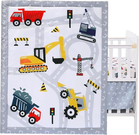 Viviland 3 Pieces Baby Bedding Set for Boy Girls, Baby Bedding Set for Newborn, Infant & Toddler - Unicorn in Kuwait