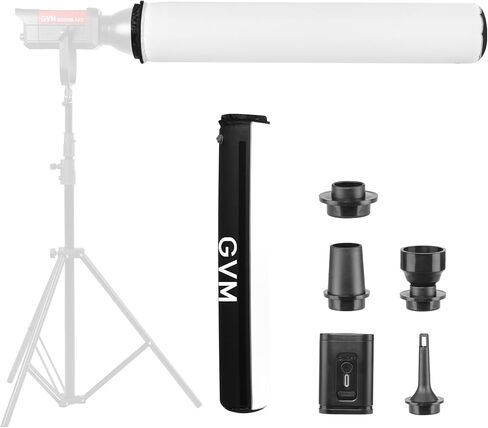 GVM 43 "/ 110 سم قابلة للطي قابلة للطي قابلة للطي ، مربع ناعم طري محمول ، متوافق مع GVM 200B/ 300B/ 500B/ 650B وضوء Bowens آخر لتسجيله ، الصور in Kuwait