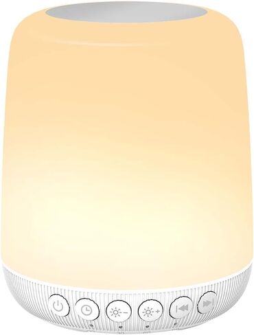 ضوء ليلي LED TOUCH DIMMABLE مع 20 مستوى من السطوع 4 مؤقت البطارية قابلة لإعادة الشحن لغرفة نوم غرفة معيشة حضانة الأطفال المنزل للأطفال والبالغين الرضاعة الطبيعية مساعدة نوم أبيض in Saudi Arabia