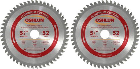 Oshlun SBF-059032 5-7/8-Inch 32 Tooth MTCG Saw Blade with 20mm Arbor (5/8-Inch Bushing) for Mild Steel and Ferrous Metals in Kuwait