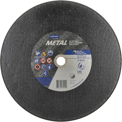 Norton Cut-Off Wheels 14" x 3/32" x 1" - Metal Cutting (10 / Box) in Saudi Arabia