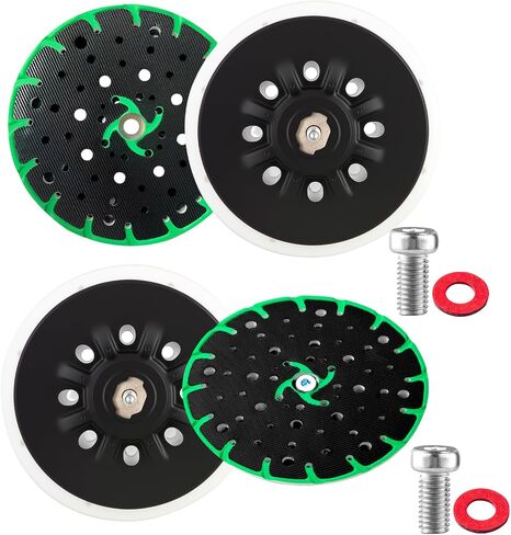 202460 وسادة الصلابة الصلبة و 202458 وسادة الرملي الناعمة ، ل ETSOOL ETS 150/3 EQ ، ETS 150/5 EQ ، ETS EC 150/3 EQ ، ETS EC 150/5 EQ SANDER SANDING PAD 2PACK in Kuwait