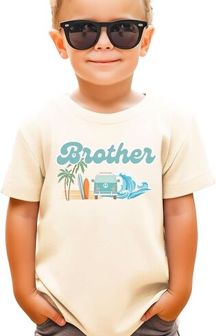 The Big One Surf Thief Matching Family Birthday Shirts for Boys & Girls ، Mama ، Daddy ، Sister ، Brother -Sold بشكل فردي in Kuwait