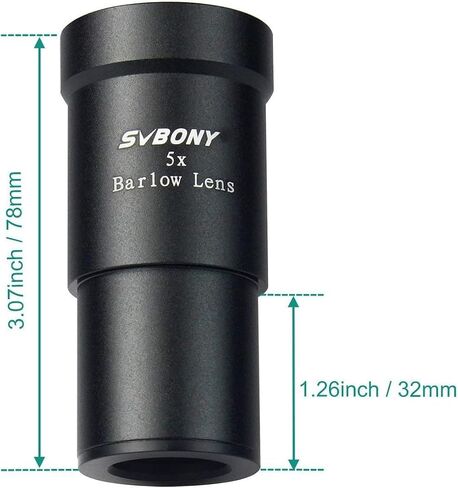 عدسة Svbony 5x Barlow ، 1.25 "مرشح كوكبي مع كاميرا تلسكوب SV105 in Saudi Arabia