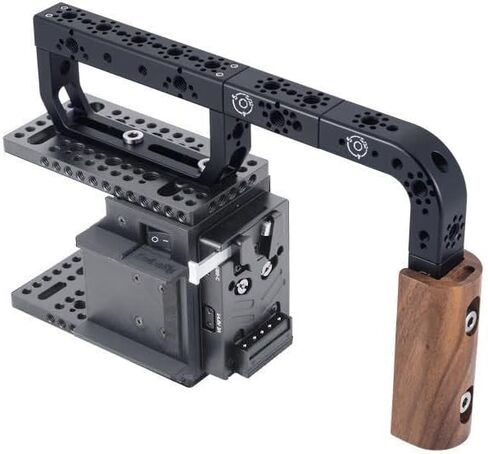 Universal ARRI تحديد موقع المقبض مقبض لاعبا اساسيا ، مناسبة للكاميرا أرنب قفص معدات المعدات مثبت GIMBAL (أسود) in Saudi Arabia