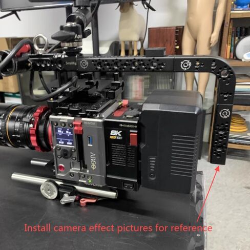 Universal ARRI تحديد موقع المقبض مقبض لاعبا اساسيا ، مناسبة للكاميرا أرنب قفص معدات المعدات مثبت GIMBAL (أسود) in Saudi Arabia