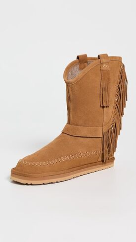 Free People Women's Faye Fringe Pull on Boots Fashion in Saudi Arabia
