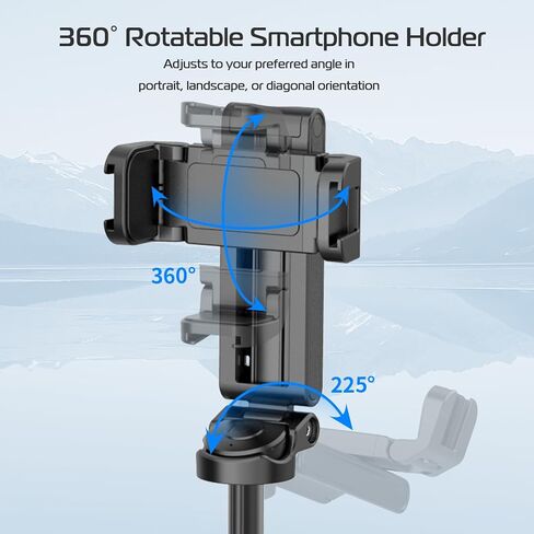 ULANZI MT-08 Extension Pole +ULANZI JJ02 Selfie Stick Tripod, Extendable Grip Phone Tripod in Saudi Arabia