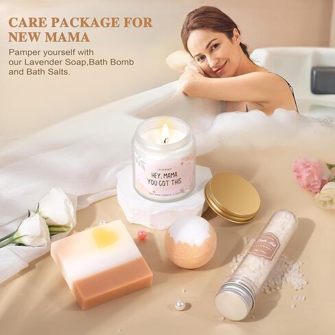 New Mom Gifts for Women, Pregnancy Gifts for New Parents Expecting Mom, New Mom Care Package After Baby, Gender Reveal Gifts, Baby Shower Gifts for Mom to Be, Pregnancy Basket for First Time Moms in Saudi Arabia