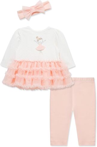 Little Me Clothes for Baby Girls' Tutu Shirt and Legging Set, 3 Months to 24 Months in Kuwait