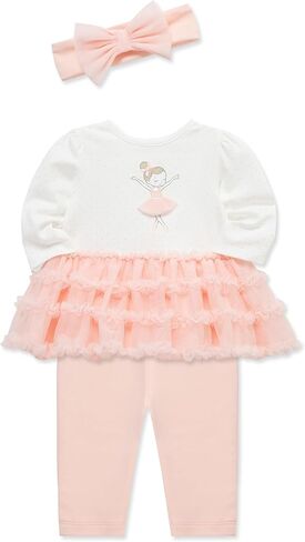 Little Me Clothes for Baby Girls' Tutu Shirt and Legging Set, 3 Months to 24 Months in Kuwait