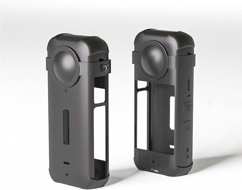 حالة وقائية للسيليكون لـ Insta360 x3 مع غطاء العدسة - الغطاء المقاوم للصدمة ، وغطاء كامل للخلع - قبضة ناعمة غير انزلاقية - سهولة الوصول إلى الأزرار والمنافذ - حماية متينة لكاميرا Insta 360 x3 in Kuwait