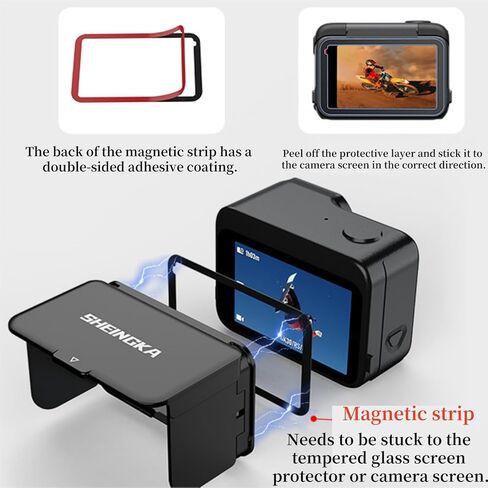 Magnetic Screen Sunshade for Insta360 Ace Pro 2,Screen Sun Hood for Insta360 Ace Pro 2 in Saudi Arabia