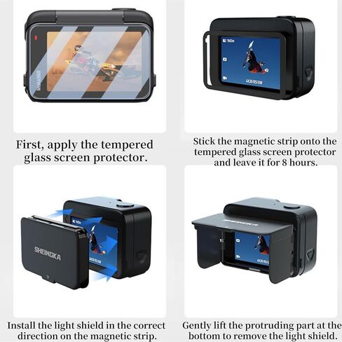Magnetic Screen Sunshade for Insta360 Ace Pro 2,Screen Sun Hood for Insta360 Ace Pro 2 in Saudi Arabia
