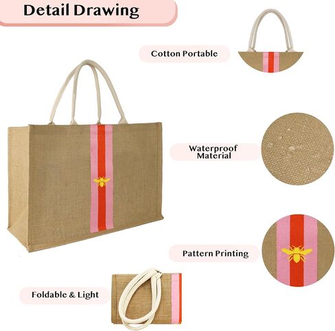 Hibala Woven Large Beach Bag Straw Bag Beach Tote Handmade Weaving Shoulder Bag Tassel Bag Handbag in Saudi Arabia