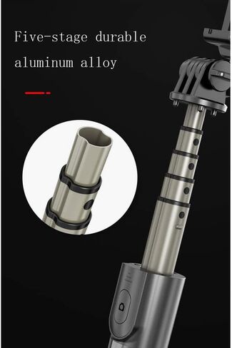 Foldable Portable Selfie Stick Light with Tripod Stand Mobile Phone Holder LED Rechargeable Dimmable RingLight in Saudi Arabia