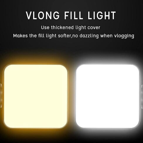 Video Live Stream Light 2500K-6500K 5W LED Lamp for Smartphone Tablet Laptop Notebook Mini Fill Light for Selfie Video in Saudi Arabia