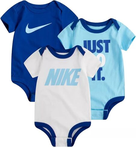 Nike Baby Boy Bodysuits 3 Pack (B (56e779-001) in Saudi Arabia