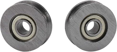 20pcs V623zz v Groove Ball v Groove Bearing ، V Groove Pulle Bulley Pulley for Rail Track System Linear Motion System 3x12x4mm in Kuwait