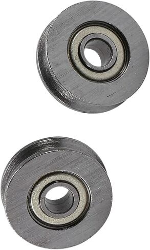 20pcs V623zz v Groove Ball v Groove Bearing ، V Groove Pulle Bulley Pulley for Rail Track System Linear Motion System 3x12x4mm in Kuwait