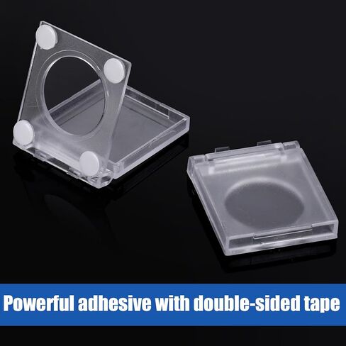 2Pcs Power Push Button Switch Cover, Dustproof Safety Waterproof Collision Resistant Power Push Button Switch Cover Protector for 28 * 34mm Mounting Hole Computer PC Desktop in Kuwait