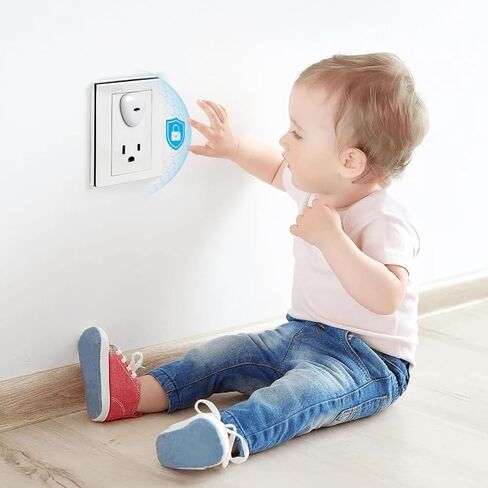 VEVOR Outlet Covers, 70 Pack, Plug Covers for Electrical Outlets, Secure Electric Socket Protector Caps with Shock Prevention, Easy Installation, Insulated ABS, for Home Wall Power Sockets, White in Saudi Arabia