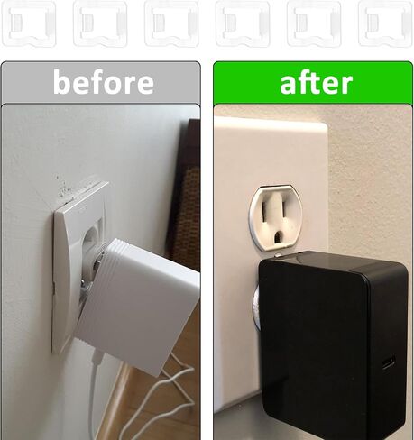 30 Pack Loose Outlet Plug Fix, Secure Plug Lock for Loose Wall Sockets Plastic Plugs Socket Secured Looses Socket Insert Easily Fix Looses Outlets, LooseOutlet Tightly Make Your LooseSocket Jack Snug in Saudi Arabia