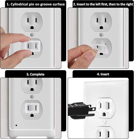 30 Pack Loose Outlet Plug Fix, Secure Plug Lock for Loose Wall Sockets Plastic Plugs Socket Secured Looses Socket Insert Easily Fix Looses Outlets, LooseOutlet Tightly Make Your LooseSocket Jack Snug in Saudi Arabia