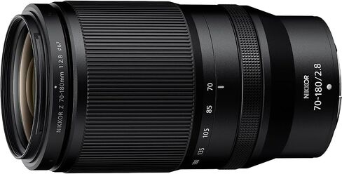Nikon Nikkor Z 70-180mm f/2.8 Telephoto Zoom FX Lens for Z Mirrorless Cameras | Bokeh Portrait Sports Action Wildlife Macro Photography | حزمة مع Deco Gear Accessory Kit | الولايات المتحدة الأمريكية المعتمدة النموذج in Saudi Arabia