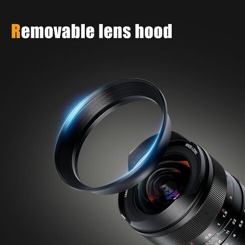 7artisans MF14mm F2.8 Full Frame Ultra Wide Angle 116° Large Aperture Prime Lens Compatible for Canon EOS-R Mount R1,R3,R5,R52,R6,R62,R8,R,RP,R7,R10,R50 Mirrorless Camera in Saudi Arabia