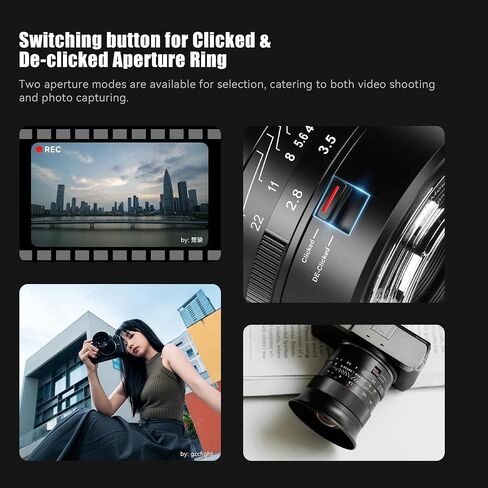 7artisans MF14mm F2.8 Full Frame Ultra Wide Angle 116° Large Aperture Prime Lens Compatible for Canon EOS-R Mount R1,R3,R5,R52,R6,R62,R8,R,RP,R7,R10,R50 Mirrorless Camera in Saudi Arabia