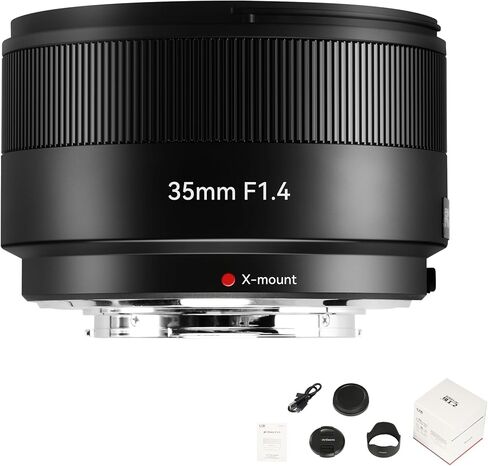 7-AutoSans Autofocus 35mm F1.4 APS-C ، فتحة فتحة كبيرة ، وعدسة تلقائية ، متوافقة مع Fujifilm FX Camera Fuji X-H/T/T30/S/E/A Series X-H2S X-E3 XPRO3 in Saudi Arabia