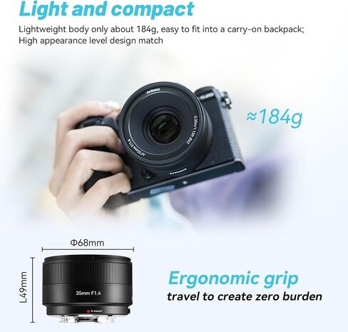 7-AutoSans Autofocus 35mm F1.4 APS-C ، فتحة فتحة كبيرة ، وعدسة تلقائية ، متوافقة مع Fujifilm FX Camera Fuji X-H/T/T30/S/E/A Series X-H2S X-E3 XPRO3 in Saudi Arabia