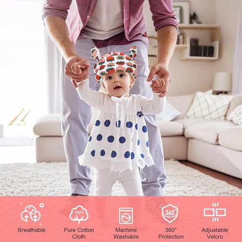 Accmor Baby خوذة حامية رأس تنفس لتنفس المشي زحف ، والرضع خفيفة الوزن قبعة حارس رأس السلامة CAP in Saudi Arabia