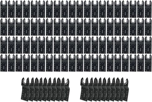 Munirater 100 PCS 30-90MM شفرات الأدوات متعددة الأدوات إصدار سريع تذبذب شفرات الأدوات متعددة الأدوات شفرات أدوات التذبذب in Kuwait