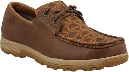 Twisted X Women's Boat Shoe Driving Moc, Moc Toe with CellStretch in Saudi Arabia