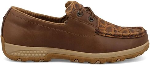 Twisted X Women's Boat Shoe Driving Moc, Moc Toe with CellStretch in Saudi Arabia