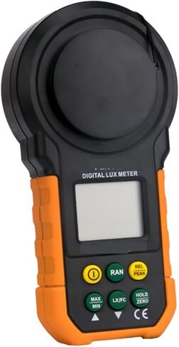 عالي الدقة Digital Lux Meter ، 200،000 Lux Handheld Meter لقياس شدة الإضاءة ، مقياس الإضاءة ومقياس التصوير الفوتوغرافي والبستنة ومراقبة الجودة in Kuwait