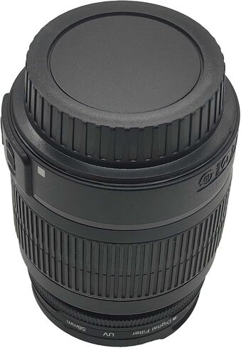 2 حزمة غطاء الجسم الأمامي وغطاء غطاء العدسة الخلفية متوافقة مع عدسات Canon EOS EF/EF-S ، يناسب EOS Rebel T7 ، T6 ، T5 ، 90D ، 80D ، 77D ، 70D ، 60D ، 5D ، 6D ، 7D ، 1DX ، 200D ، SL3 ، SL2 ، T8I ، T7I ، T6I ، in Saudi Arabia