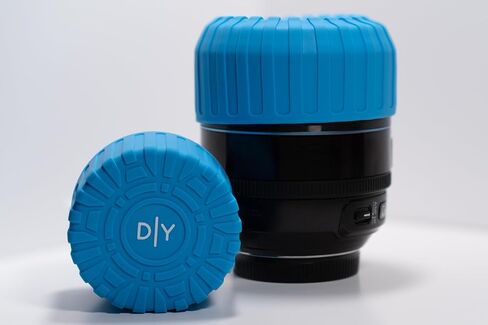Universal Lens Cap Cover – DSLR Lens Protector for Nikon, Canon, Sony & Other DSLR Cameras – Waterproof & Shockproof (Fits 60-90mm Lenses), Vivid Blue, 2 Pack in Saudi Arabia