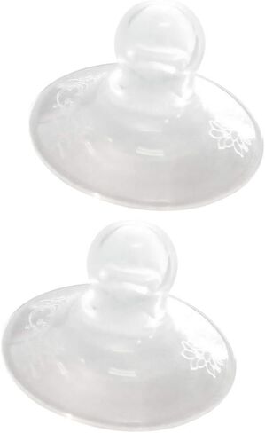 2pcs Corrector Pullers Suckers Breastfeeding Shield with Clear Case for Flat Inverted Shy L in Saudi Arabia