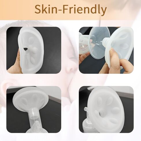 2Pcs Flange Cushion Insert Massage Pad Compatible with Spectra S1 S2 Breast Pump, for 24mm Shields, Reduce Nipple Tunnel Down to Correct Size (21mm) in Saudi Arabia