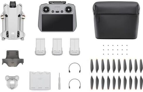 DJI Mini 4 Pro Fly More Combo (DJI RC 2) (GL) | كاميرا كاميرا قابلة للطي خفيفة الوزن | تحت 249 جم | سلو in Saudi Arabia