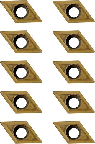 20Pcs DCMT070204 DCMT21.51 Carbide Turning Inserts, Multilayer Coated DCMT Insert for Machining Steel Parts and Stainless Steel, Indexable CNC Lathe Inserts for Lathe Turning Tool Holder in Saudi Arabia