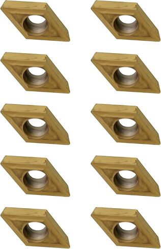 20Pcs DCMT070204 DCMT21.51 Carbide Turning Inserts, Multilayer Coated DCMT Insert for Machining Steel Parts and Stainless Steel, Indexable CNC Lathe Inserts for Lathe Turning Tool Holder in Saudi Arabia