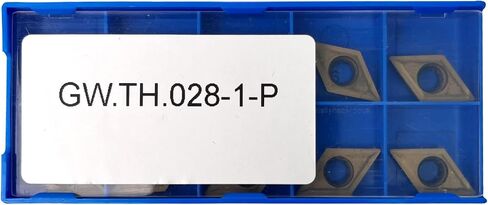 20Pcs DCMT070204 DCMT21.51 Carbide Turning Inserts, Multilayer Coated DCMT Insert for Machining Steel Parts and Stainless Steel, Indexable CNC Lathe Inserts for Lathe Turning Tool Holder in Saudi Arabia