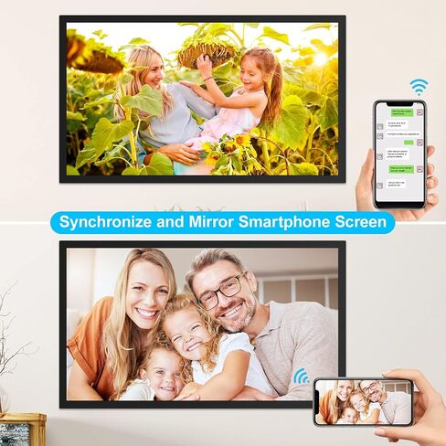 21.5 "-إطار صور رقمي كبير-32 جيجا بايت ، 1920 × 1080 IPS FHD 1080p ، تدوير تلقائي ، شارك في الفيديو عبر البريد الإلكتروني ، مثبتة على الحائط ، تخزين سحابة مجاني ، هدية للأب الأب. in Saudi Arabia