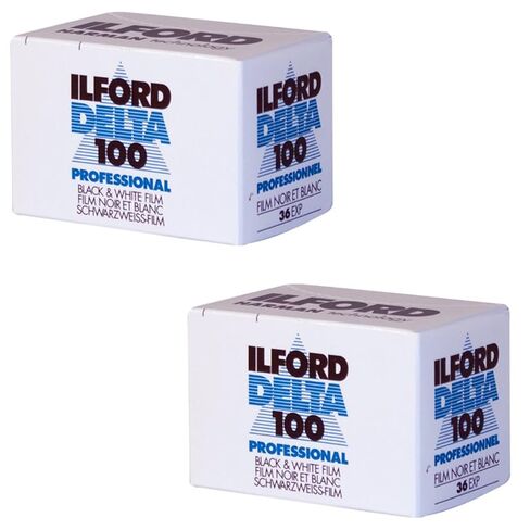 Ilford 1780624 Delta 100 Professional Black-and-White Film, ISO 100, 35mm 36-Exposure (2 Pack) in Saudi Arabia