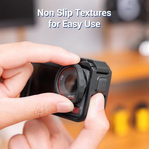 غطاء العدسة المعدنية من الألومنيوم JJC لـ DJI Osmo Action 5 Pro 4 3 ، غطاء متين خفيف الوزن مع إيفا الداخلية الناعمة ، حماية غطاء العدسة الزجاجية من صدع الكراك عند عدم استخدام ، Action5 Accessories in Saudi Arabia